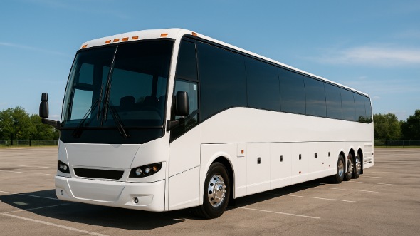 Exterior of Charter Bus Company St Louis's 46 Passenger Charter Bus in St Louis