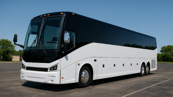 Exterior of Charter Bus Company Columbia's 50 Passenger Party Bus in Columbia