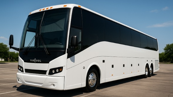 Exterior of Charter Bus Company St Louis's 54 Passenger Charter Bus in St Louis