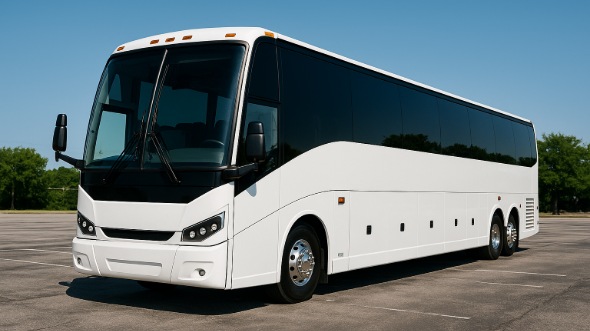 Exterior of Charter Bus Company St Louis's 55 Passenger Charter Bus in St Louis